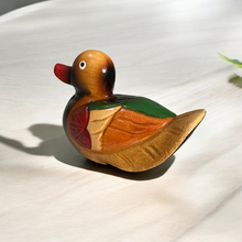 Load image into Gallery viewer, Handcrafted Colorful Wooden Duck
