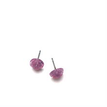 Load image into Gallery viewer, Violet Opal Rose Stud Earrings