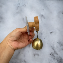 Load image into Gallery viewer, Bear Charm Wooden Doorbell