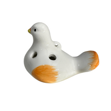 Load image into Gallery viewer, Ceramic Bird Water Whistle – Orange Wing