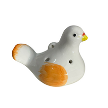 Load image into Gallery viewer, Ceramic Bird Water Whistle – Orange Wing