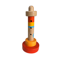 Load image into Gallery viewer, Wooden Tower Flute – Colorful Musical Toy