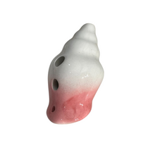 Load image into Gallery viewer, Handcrafted Pink Seashell Ceramic Ocarina – Musical Instrument