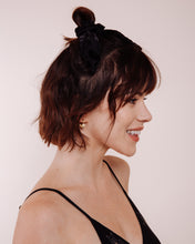 Load image into Gallery viewer, Foxey Lady: Black - Scrunchie Tie