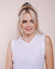 Load image into Gallery viewer, Devil in Disguise: Silver - Mini Scrunchie