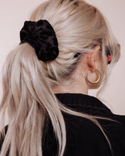 Load image into Gallery viewer, Foxey Lady: Black - Scrunchie