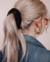 Load image into Gallery viewer, The Hendrix: Black - Scrunchie Tie