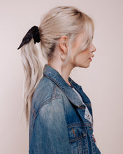 Load image into Gallery viewer, Tiny Dancer: Black - Scrunchie Tie