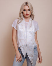 Load image into Gallery viewer, The Thunders: White - Skinny Scarf