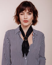 Load image into Gallery viewer, Tiny Dancer: Black - Scarf Tie