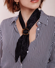 Load image into Gallery viewer, Tiny Dancer: Black - Scarf Tie