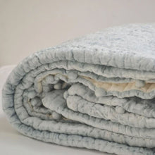Load image into Gallery viewer, Icy Blue Velvet Cotton Quilt