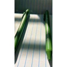 Load image into Gallery viewer, If Lost, Return To Sexy Genius Pen 🌹 | Gel Click Pen in Olive Green
