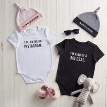 Load image into Gallery viewer, I'm Kind Of A Big Deal Cotton Snapshirt | Unisex Baby Short Sleeve One-Piece Body Suit | Size 6-12 months