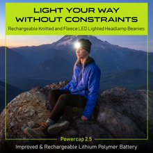 Load image into Gallery viewer, POWERCAP 2.5 Rechargeable LED Lighted Headlamp Beanies