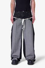 Load image into Gallery viewer, Inside Out Slip off Denim - Washed Black