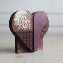 Load image into Gallery viewer, Reclaimed Wooden Heart Emojis