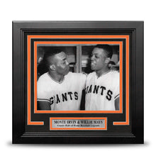 Load image into Gallery viewer, Monte Irvin and Willie Mays New York Giants 8" x 10" Framed Baseball Photo