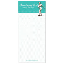 Load image into Gallery viewer, It is a Happy Talent to Know How to Play Magnetic List Notepad | Ralph Waldo Emerson Quote