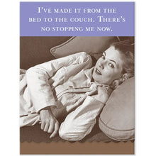Load image into Gallery viewer, I've Made it From the Bed to the Couch Mini Notepad | 100 Sheets Retro Stationery