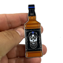 Load image into Gallery viewer, DD-013 Thin Blue Line JD Beard Gang Police Challenge Coin CBP LAPD NYPD CPD