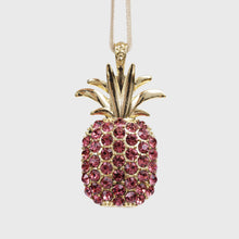 Load image into Gallery viewer, Pineapple hanging ornament, rose