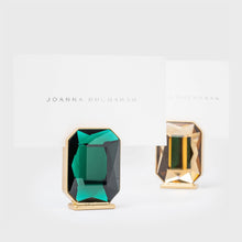 Load image into Gallery viewer, Single gem placecard holder, topaz, set of two