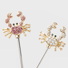 Load image into Gallery viewer, Crab cocktail picks, rainbow