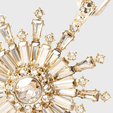 Load image into Gallery viewer, Dazzling snowflake hanging ornament, gold