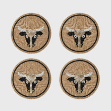 Load image into Gallery viewer, Taurus coasters, set of four