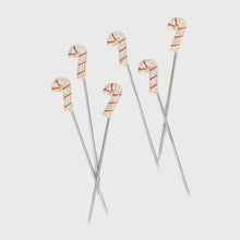 Load image into Gallery viewer, Candy cane cocktail picks
