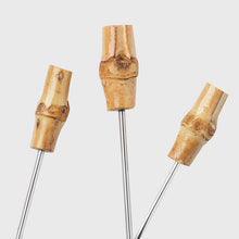 Load image into Gallery viewer, Natural bamboo cocktail picks