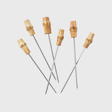 Load image into Gallery viewer, Natural bamboo cocktail picks
