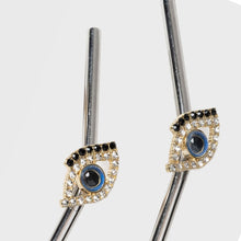 Load image into Gallery viewer, Evil eye metal straws