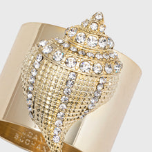 Load image into Gallery viewer, Sparkle shell napkin rings, set of two