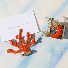 Load image into Gallery viewer, Shrimp napkin rings, set of two