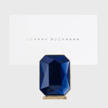 Load image into Gallery viewer, Single gem placecard holder, navy, set of two