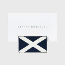 Load image into Gallery viewer, Nautical flag placecard holders, navy, set of four