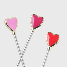 Load image into Gallery viewer, Heart swizzle sticks