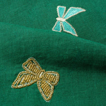 Load image into Gallery viewer, Bow extra large table runner, hunter green