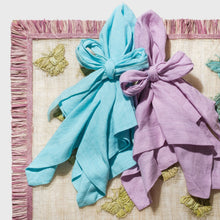 Load image into Gallery viewer, Straw ombre butterfly table runner