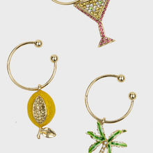 Load image into Gallery viewer, Tropical wine charms
