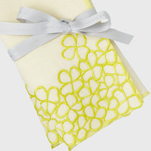 Load image into Gallery viewer, Hydrangea dinner napkins, citrus, set of two