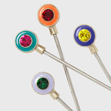 Load image into Gallery viewer, Enamel gem cocktail picks