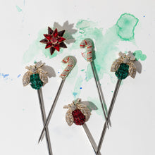 Load image into Gallery viewer, Candy cane cocktail picks