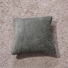 Load image into Gallery viewer, Tache Velvet Dreams Dark Taupe Plush Waves Cushion Covers / Euro Sham (JHW-852BR)