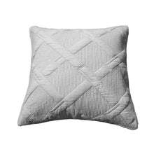 Load image into Gallery viewer, Tache Cotton Light Grey Silver Soothing Pastel Cushion Covers / Euro Sham (JHW-862)