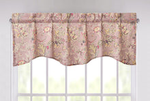 Load image into Gallery viewer, DaDa Bedding Bohemian Purple Burgundy Floral Paisley Window Curtain Valance - 18" x 52" (JHW-868)