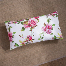 Load image into Gallery viewer, DaDa Bedding Romantic Roses Lovely Spring Pink Floral Garden Fitted &amp; Flat Bed Sheet Set w/ Pillow Cases (JHW879)
