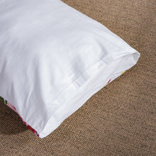 Load image into Gallery viewer, DaDa Bedding Romantic Roses Lovely Spring Pink Floral Garden Fitted &amp; Flat Bed Sheet Set w/ Pillow Cases (JHW879)